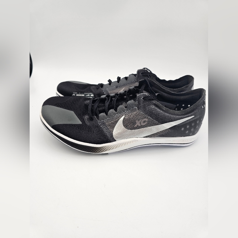 Nike ZoomX Dragonfly 'Black Metallic Silver' Track Shoes Men's Size 9